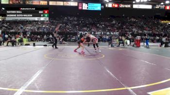 115 lbs Cons. Round 2 - Jasmine Soto-Wilson, Post Falls vs Hayden Ball, Grace