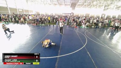 76 lbs Quarterfinal - Manny Luna, Millard Wrestling Club vs Jordy Smart, Ravage