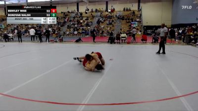 165 lbs Cons. Round 2 - Bentley Wise, Triton Community College vs Donovan Walsh, Triton Community College