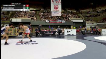 Champ. Round 1 - Xamian Munoz, Brawley Wrestling Academy vs Ethan-Hero Uy, James Monroe High School Wrestling