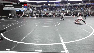 97.6-107.2 lbs Round Of 32 - Tyne Melnick, Blue Pride Wrestling vs Chevy Coleman, Southern Slammers Wrestling Club