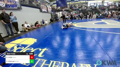 46 lbs Semifinal - Grayson Hale, Standfast OKC vs Stetson Manuel, Newkirk Takedown Club