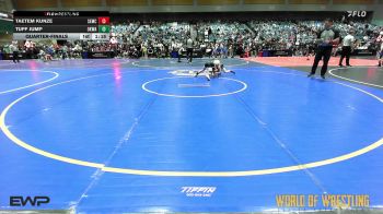 76 lbs Quarterfinal - Taetem Kunze, Salem Elite Mat Club vs Tuff Jump, OKWA