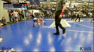 55 lbs Consi Of 16 #2 - Oaklee Stone, Piedmont vs Denver Potter, Cushing