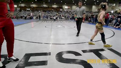 64 lbs Consi Of 8 #1 - Marcelo Saldate, GOLDRUSH Academy vs Mekhi Toles-Wallace, Pleasant Hill Wrestling