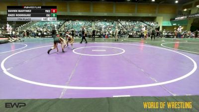 108 lbs 7th Place - Davien Martinez, Pomona Elite vs Enzo Rodriguez, California Grapplers