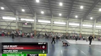 58 lbs 3rd Place Match - Tayven Kem, Ravage Wrestling Club vs Axle Reary, Uintah Jr High Wrestling