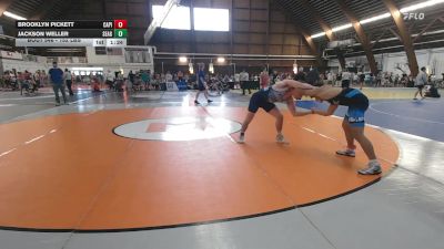 152 lbs Semifinal - Brooklyn Pickett, Capital Wrestling Club vs Jackson Weller, Seagull Wrestling Club/delran High School