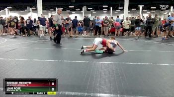 96 lbs Round 1 (6 Team) - Dominic Picciotti, U2 Upstate Uprising vs Liam Rose, Red Devil WC