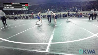 132 lbs Round Of 16 - Tate Kozak, Pawnee Wrestling Club vs Daxton Adams, D3 Wrestling Cluib