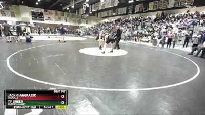 138 lbs Cons. Round 4 - Jack Giangrasso, Vacaville vs Ty Greer, Murrieta Valley