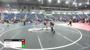 132 lbs Consi Of 8 #1 - Eli Staffa, Basement Brawlers vs Jayden Morfin, NM Bad Boyz