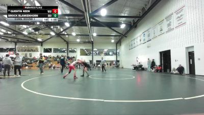 125 lbs Cons. Round 1 - Quentin Keen, Wabash vs Brock Blankenhorn, Ohio Northern