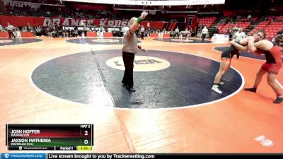 2A 190 lbs Cons. Round 2 - Josh Hoffer, Washington vs Jaxson Mathenia, Waterloo (H.S.)