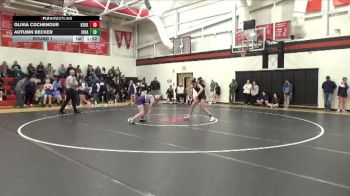 JV-20 lbs Round 1 - Olivia Cochenour, Keokuk vs Autumn Becker, Iowa Valley, Marengo