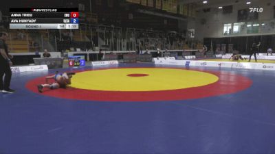 55kg Round 1 - Anna Trieu, Edmonton Wrestling Club vs Ava Hunyady, Unaffiliated (No Club Attachment)