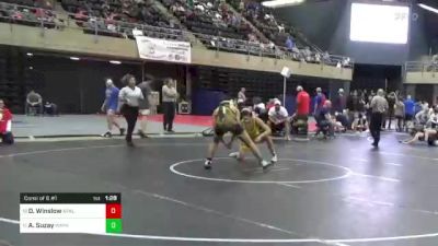 152 lbs Consi Of 8 #1 - Donny Winslow, Apalachin, NY vs Adam Suzay, Wayne, NJ