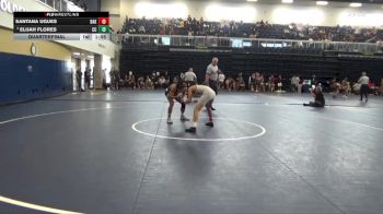 133 lbs Quarterfinal - Elijah Flores, Cerritos College vs Santana Ugues, Bakersfield