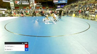 138 lbs Cons 64 #1 - Aaron Callirgos, AZ vs Gavin Garcia, TX