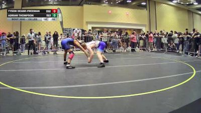 138 lbs Consi Of 16 #2 - Tyson Deane-Freeman, Coast Wr Ac vs Adrian Thompson, Valhala WC