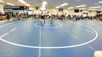 175 lbs Cons. Round 2 - William Borgsmiller, San Luis Obispo vs Levi Justice, Calvary Chapel (Santa Ana)