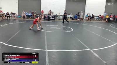 83 lbs Round 1 (8 Team) - Dalton Perkins, Oklahoma Blue vs Elijah Merritt, Georgia