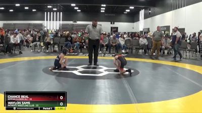 55 lbs Round 2 (8 Team) - Waylon Sams, Patriots Wrestling Club vs Chance Beal, Gotcha Illinois (IL)