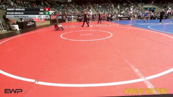 102 lbs Semifinal - Emery Merlos, Savage House Wrestling Club vs Rylee Beville, Cocoa Beach Wrestling Club