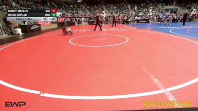 102 lbs Semifinal - Emery Merlos, Savage House Wrestling Club vs Rylee Beville, Cocoa Beach Wrestling Club