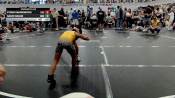 72 lbs Round 4 (10 Team) - Cyrus Headrington, Florida Scorpions vs Saleh Halum, Team Barracuda