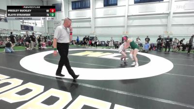 130-139 lbs Consolation - Presley Buckley, WV vs Blayr Strawser, PA