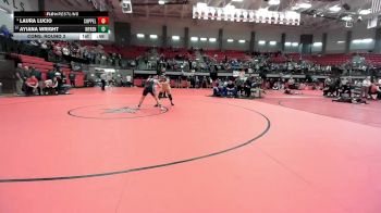 130 lbs Cons. Round 3 - Laura Lucio, Coppell vs Ayiana Wright, Wolfforth Frenship