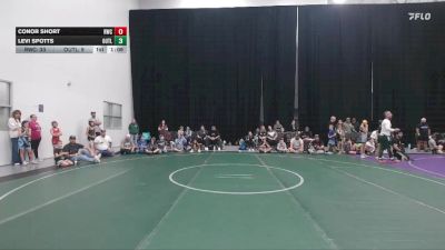 56 lbs Round 2 (4 Team) - Levi Spotts, Outlaws K-6 vs Conor Short, Reaper WC
