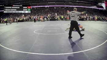 D3-132 lbs Cons. Round 2 - Micah Curtiss, Shepherd HS vs Cooper Anderson, Hopkins
