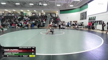 144 lbs Semifinal - Andrew Manley, Seneca Wrestling vs Caleb Caldwell, Terminator Wrestling Academy