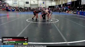 182 lbs Quarterfinals (8 Team) - Zander Lockling, Hastings vs Kaden Sears, Blair