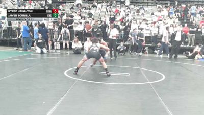119-I lbs Round Of 32 - Kyree Haughton, Northern Delaware Wrestling Academy vs Jaiven Zorrilla, Kenilworth Wrestling Club