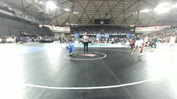 Boys 2A 285 lbs Champ. Round 1 - Payton Hill, Bremerton vs Derrius Jeffrey, Grandview