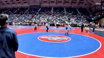 1A-132 lbs Champ. Round 1 - Jonathon Westberry, Brantley County HS vs Jenz Martin, Gordon Lee