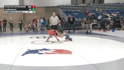49 lbs Semis - Ethan Ace Panyavuthilert, Warhawks Wrestling vs Clark Ballay, Pride Wrestling Club