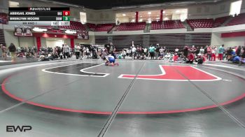 138 lbs Rr Rnd 1 - Abbigail Jones, Bixby Girls HS vs Brenlynn Moore, Shawnee High School Girls
