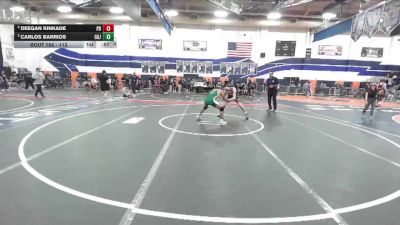113 lbs Cons. Round 4 - Deegan Kinkade, Palm Desert vs Carlos Barrios, Cajon