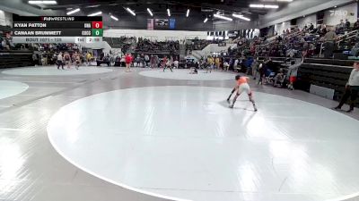 125 lbs Champ. Round 2 - Kyan Patton, Unattached vs Canaan Brummett, Cowley College