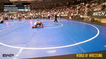 Quarterfinal - Leland Warner, SWAT vs Presleigh Brown, Bobcat Wrestling Club