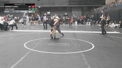 157 lbs Cons. Round 2 - Jake Glade, Arizona Christian University vs Andres Flores, Northern Oklahoma College-Tonkawa