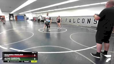 170 lbs Quarterfinal - Giulianna Pekelder, Ramona vs Alyiah Sandoval, Santa Ana Wrestling Club