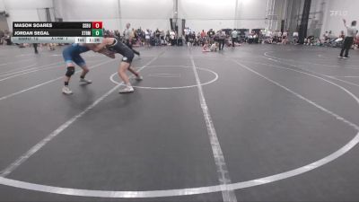 126 lbs Round 1 (4 Team) - Jordan Segal, Xtreme Team vs Mason Soares, South Side WC Blue