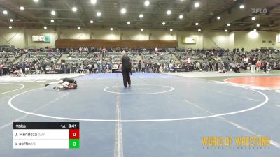 115 lbs Consi Of 8 #2 - Jocelynn Mendoza, Daniel Cormier Wrestling Academy vs Sydney Coffin, Mad Dawg Wrestling Club