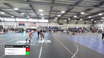 120 lbs Semifinal - Keaton Curleyhair, Montezuma Cortez vs Kenet Paguada, South Reno WC