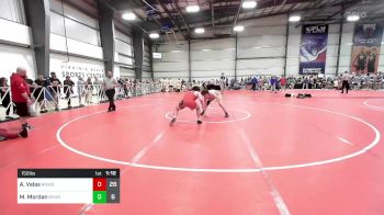 152 lbs Rr Rnd 3 - Andrew Valas, RedNose Wrestling School - HS vs Mason Mordan, Buffalo Valley White